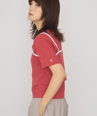 AMERICAN HOLIC 【2点セット】配色キャミ＋Tシャツ Red