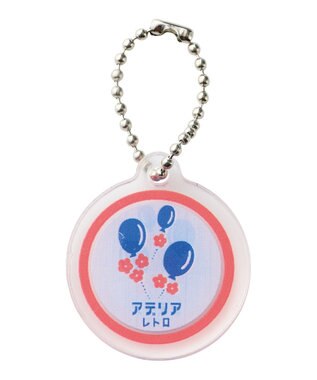 MOONBAT アデリアレトロ×estaa 折りたたみ傘 風船 スカイブルー