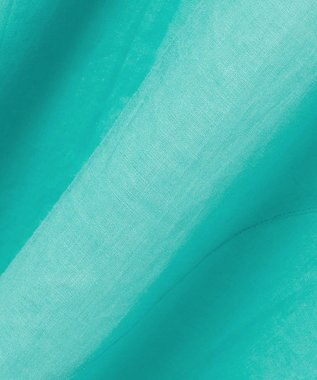 23区 【エステータ】チンツリネン Aライン フレアワンピース ターコイズブルー系