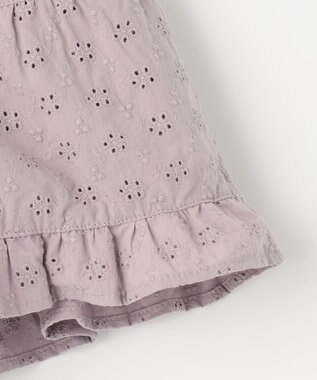 ANY KIDS オーバーレースキュロット ラベンダー系