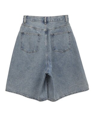 earth music&ecology デニムハーフパンツ Light Indigo