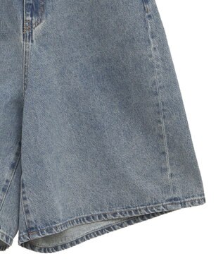 earth music&ecology デニムハーフパンツ Light Indigo