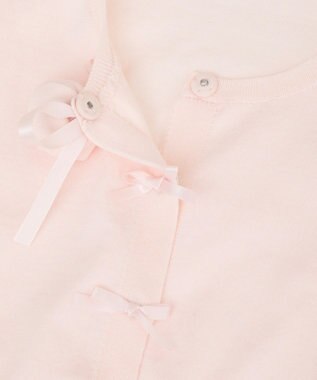 Maison de FLEUR ローズニットカーディガン Light Pink