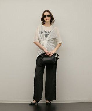 GRACE CONTINENTAL ADD CULUMN LONG SHLD BAG ブラック