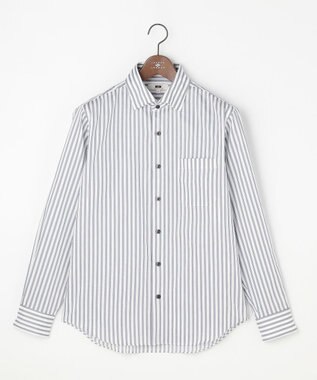 JOSEPH ABBOUD 【キングサイズ・ストレッチ・イージーケア・JAPANファブリック】ストライプストレッチ シャツ