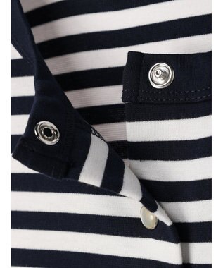 earth music&ecology パールスナップボタンカーディガン Border