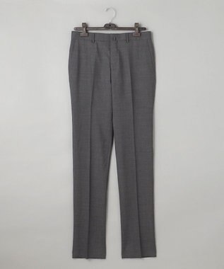 GOTAIRIKU ロングセラー【洗える/折り目加工/シワになりにくい/ウエストアジャスター】ウォッシャブル サマーウール100％パンツ_定番色(ノータック)23/24年モデル ミディアムグレー系