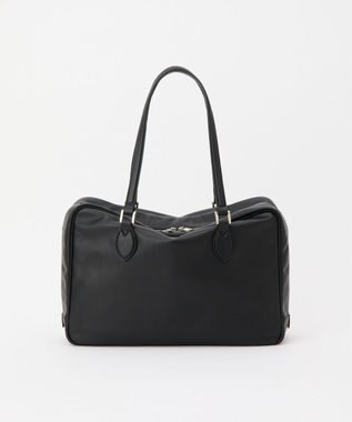 russet 【2025AW新作】ソフトレザーボストンバッグ(CE-1590) Black