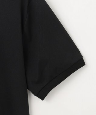 PW CIRCULUS 【MEN】ベースボールカラーポロシャツ ブラック系