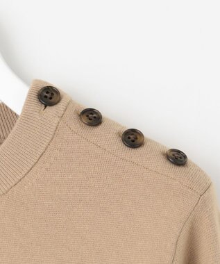 J.PRESS LADIES 【洗える】ミラノリブバスクボーダー ニット ベージュ系1