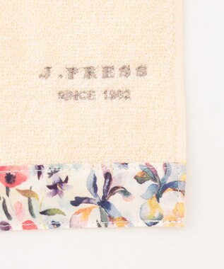 J.PRESS LADIES 【liberty】タオルハンカチ アイボリー系