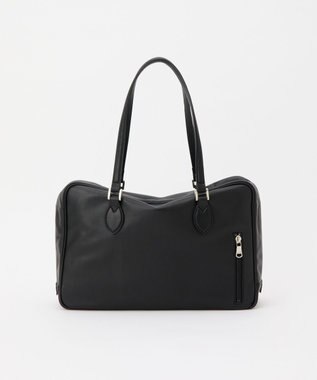 russet 【2025AW新作】ソフトレザーボストンバッグ(CE-1590) Black