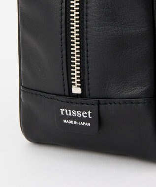 russet 【2025AW新作】ソフトレザーボストンバッグ(CE-1590) Black