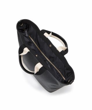 TOPKAPI 【Breath TOPKAPI】SCOTCH GRAIN スコッチグレイン プレーン 2トーンテープ ハンドル トートバッグ L ブラック