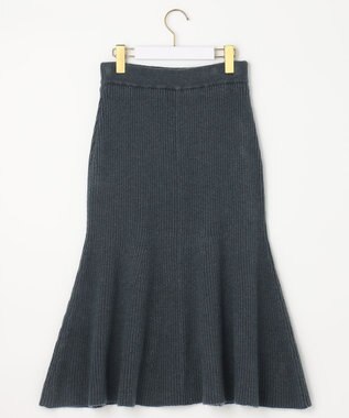 ANY SIS 【セットアップ対応】Puresleekマーメイドニット スカート ディープグリーン