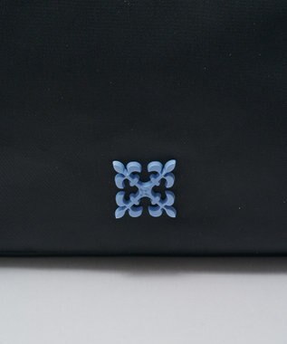 russet バイカラーレザーハンドルトートバッグ(SF-279) Black