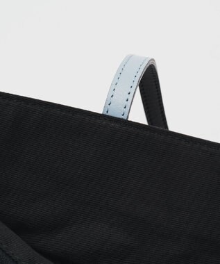 russet バイカラーレザーハンドルトートバッグ(SF-279) Black