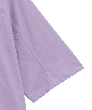 CRAFT STANDARD BOUTIQUE カットクレープワイドキリカエTシャツ Purple