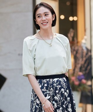 自由区 カラーパーツ×チェーンブレスレット ゴールド系