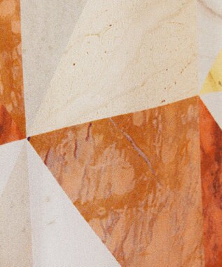 JOSEPH マーブルプリント　シルクシャツ Sun down combo