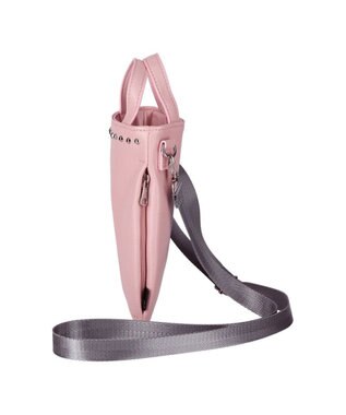 ROOTOTE 0661【直営店限定:ミニショルダー】ベビールー.シルバースタッヅ-A 03：ピンク