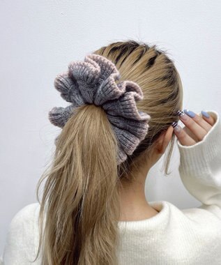 WEGO Lパイピングニットシュシュ