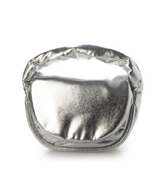 UNBILLION カシュカシュ cachecache / ハーフムーンワンハンドルミニショルダー シルバー