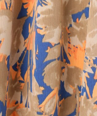 J.PRESS YORK STREET 【WOMEN】シャドーフラワーフレアスカート ブルー系5