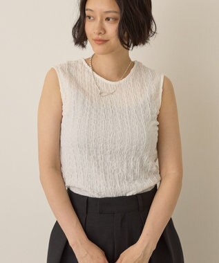 AMERICAN HOLIC フクレジャガードノースリーブトップス