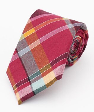 J.PRESS MEN パッチワーク ネクタイ レッド系4