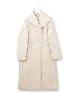 ICB L ADSダウン ショールカラーコート トープ系