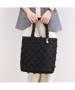 UNBILLION カシュカシュ cachecache / 3Dフラワー刺繍トート