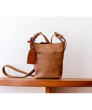 genten タスカ ミニショルダーバッグ グレージュ