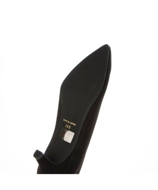 ing <Pitti>ポインテッドパンプス ブラックスエード