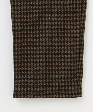 23区GOLF 【WOMEN】ガンクラブチェックテーパードパンツ ダークブラウン系3