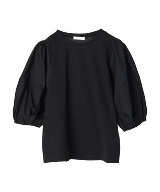 Green Parks 布帛ドッキングランタンスリーブカットプルオーバー