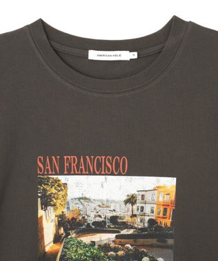 AMERICAN HOLIC SANFRANCISCO ロゴ＆フォトTシャツ Charcoal Gray