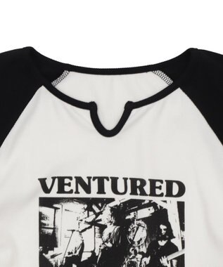 WEGO キーネックサイドレースアップちびT 柄1