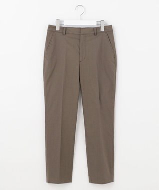 J.PRESS LADIES 【洗える・撥水・防汚】コットンFITTYシャーク テーパード パンツ ブラウン系