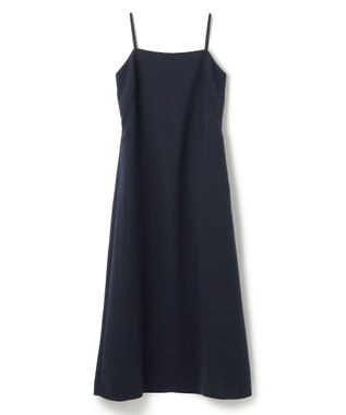 uncrave 【防シワ・洗濯機洗い可】ウォッシャブルダブルクロス キャミワンピース（uncrave STANDARD） ネイビー