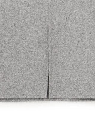 BEIGE， CHAMPIONNET  / ウールメルトン  Iラインスカート Gray