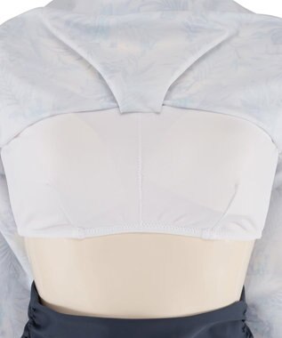 San-ai Resort（三愛水着楽園） プリントワンピ見えビキニ　9M・11L　【San-ai Resort（サンアイリゾート）】 ブルー