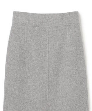 BEIGE， CHAMPIONNET  / ウールメルトン  Iラインスカート Gray