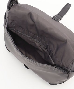 Y'SACCS ミリタリーフラップミニショルダー ダークグレー