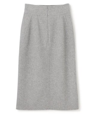 BEIGE， CHAMPIONNET  / ウールメルトン  Iラインスカート Gray