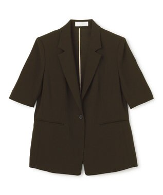BEIGE， 【Lsize・セットアップ対応】CINDY / ハーフスリーブジャケット Brown