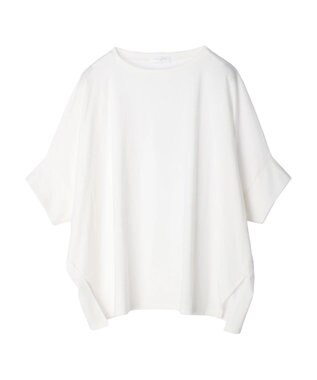 Green Parks ドルマンカット５分袖プルオーバー Off White