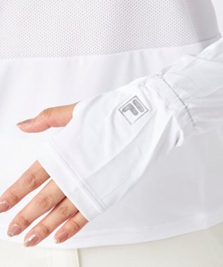 FILA GOLF／marie claire 【FILA GOLF】クルーネックインナーシャツ ホワイト