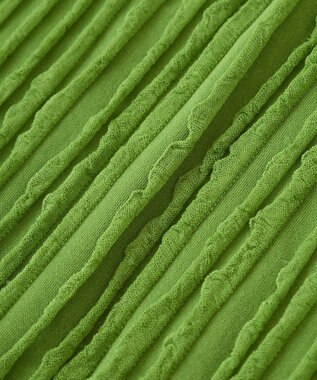 Green Parks ５分袖フリルカットプルオーバー Green