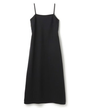 uncrave 【防シワ・洗濯機洗い可】ウォッシャブルダブルクロス キャミワンピース（uncrave STANDARD） ブラック